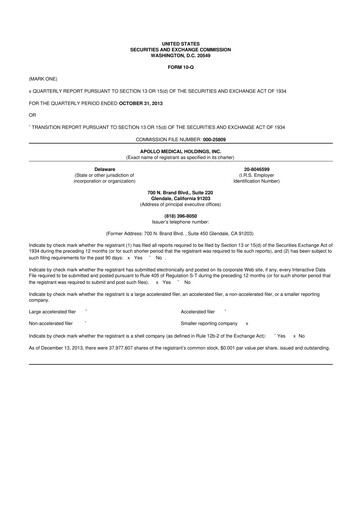 Vorschaubild Astrana Health 10-Q Quartalsbericht 2014 