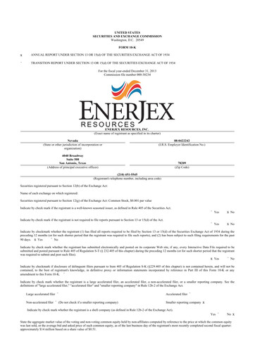 Thumbnail AgEagle Aerial Systems
 10-K Annual Report 2013
