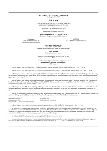 Thumbnail Armata Pharmaceuticals 10-K Annual Report 