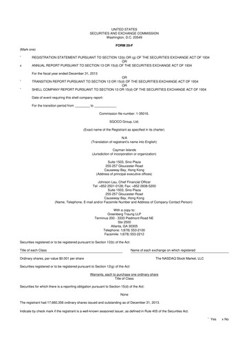 Thumbnail TROOPS, Inc. 20-F Annual Report 2013