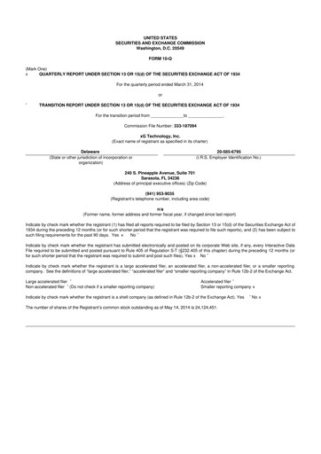 Thumbnail Vislink Technologies
 10-Q Quarterly Report FY2014 