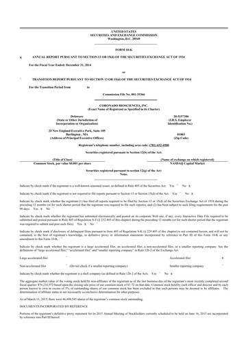 Vorschaubild Fortress Biotech
 10-K Jahresbericht 2014