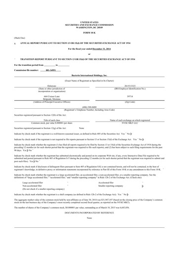 Thumbnail Xtant Medical 10-K Annual Report 2014