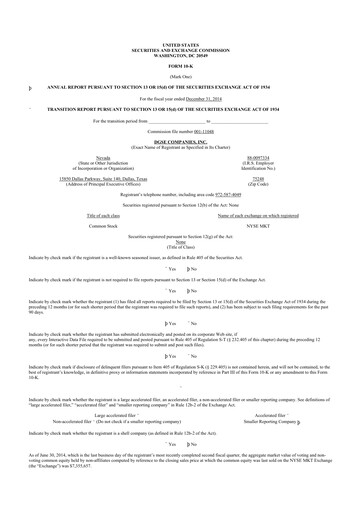 Miniature Envela Corporation 10-K Rapport annuel 2014