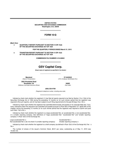Thumbnail SuRo Capital 10-Q Quarterly Report FY 