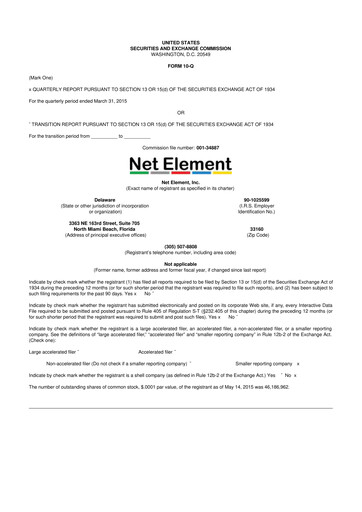 Thumbnail Mullen Automotive 10-Q Quarterly Report FY2015 