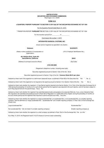 Vorschaubild The Arena Group 10-Q Quartalsbericht 2015 