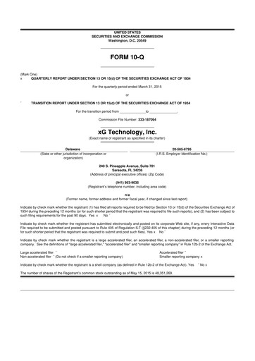 Thumbnail Vislink Technologies
 10-Q Quarterly Report FY2015 