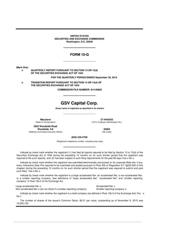 Thumbnail SuRo Capital 10-Q Quarterly Report FY 