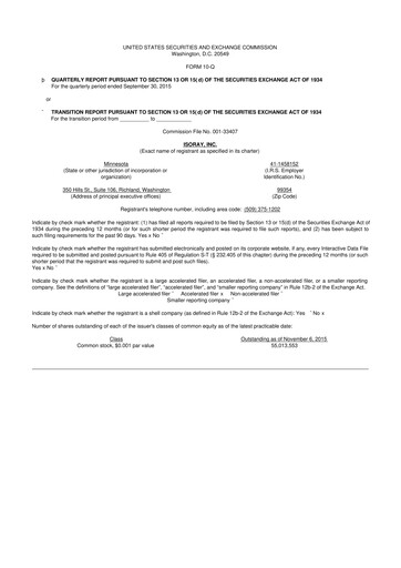 Thumbnail Perspective Therapeutics 10-Q Quarterly Report FY2016 
