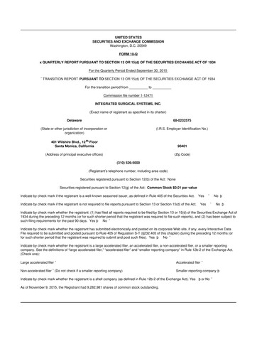 Vorschaubild The Arena Group 10-Q Quartalsbericht 2015 