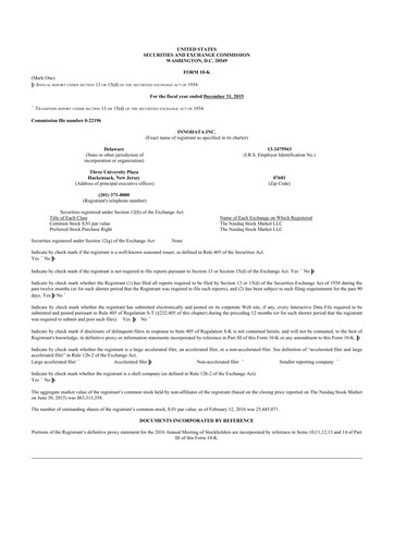 Thumbnail Innodata 10-K Annual Report 2015