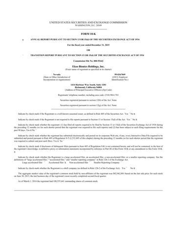 Thumbnail Ekso Bionics
 10-K Annual Report 2015