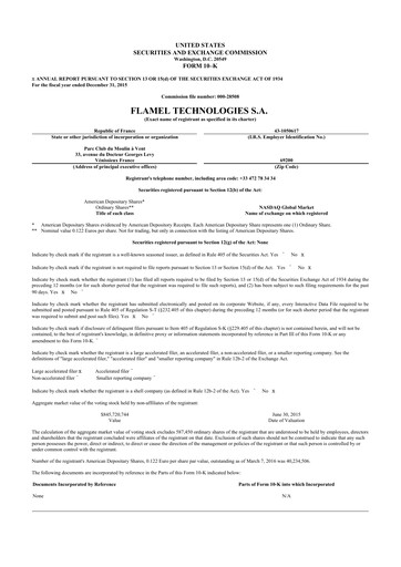 Thumbnail Avadel Pharmaceuticals
 10-K Annual Report 2015