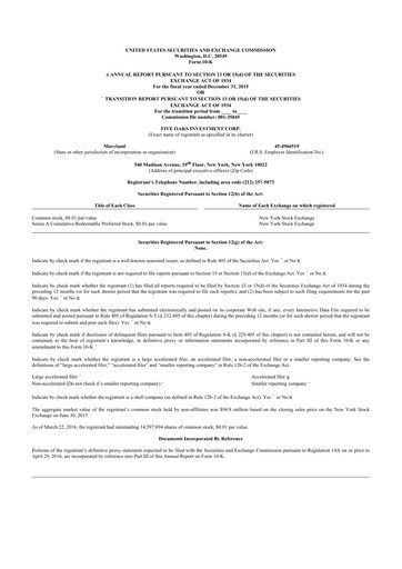 Thumbnail Lument Finance Trust 10-K Annual Report 2015