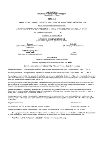 Thumbnail The Arena Group 10-K Annual Report 2015