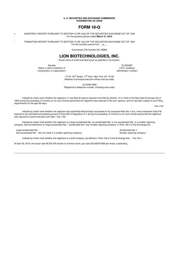 Thumbnail Iovance Biotherapeutics
 10-Q Quarterly Report FY2016 
