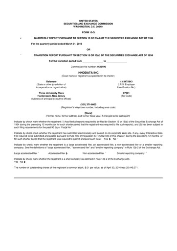 Thumbnail Innodata 10-Q Quarterly Report FY2016 