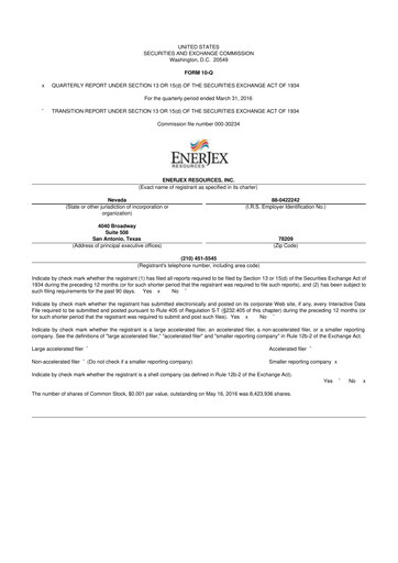 Thumbnail AgEagle Aerial Systems
 10-Q Quarterly Report FY2016 