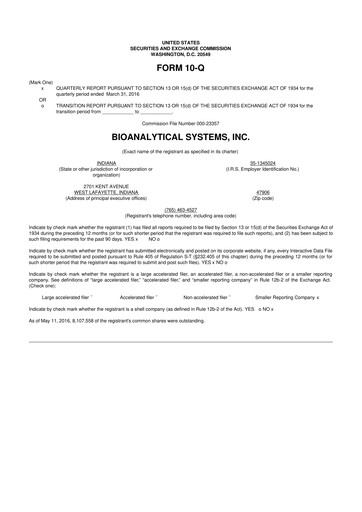 Thumbnail Inotiv 10-Q Quarterly Report FY2016 