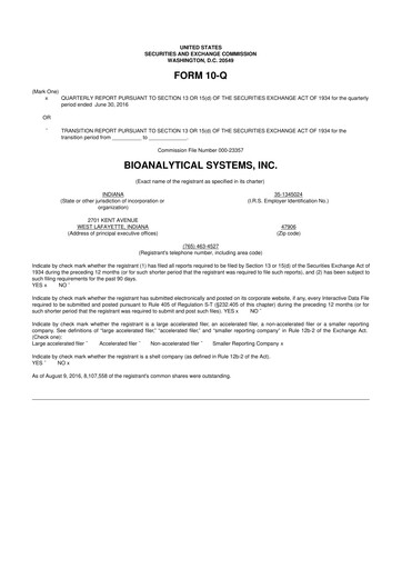 Thumbnail Inotiv 10-Q Quarterly Report FY2016 