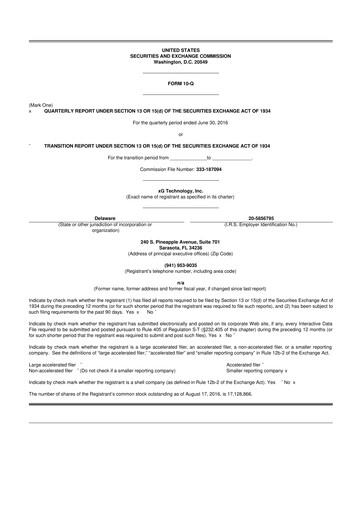 Thumbnail Vislink Technologies
 10-Q Quarterly Report FY2016 