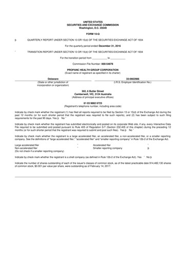 Thumbnail Propanc Biopharma 10-Q Quarterly Report FY2017 