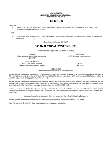 Thumbnail Inotiv 10-Q Quarterly Report FY2017 