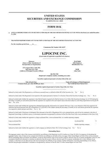 Thumbnail Lipocine 10-K Annual Report 2016