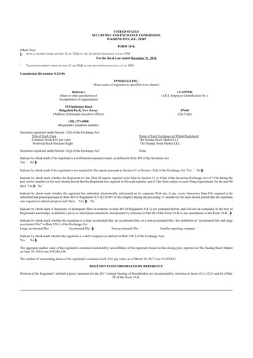 Thumbnail Innodata 10-K Annual Report 2016