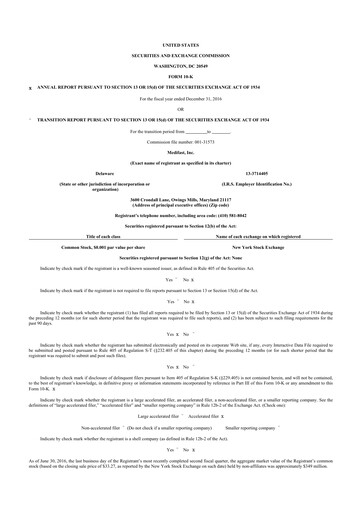 Thumbnail Medifast 10-K Annual Report 2016