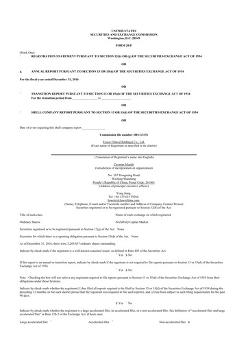 Thumbnail Baijiayun Group 20-F Annual Report 2016