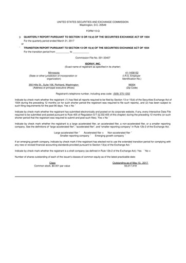 Thumbnail Perspective Therapeutics 10-Q Quarterly Report FY2017 