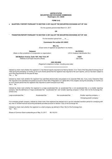 Thumbnail iBio 10-Q Quarterly Report FY2017 