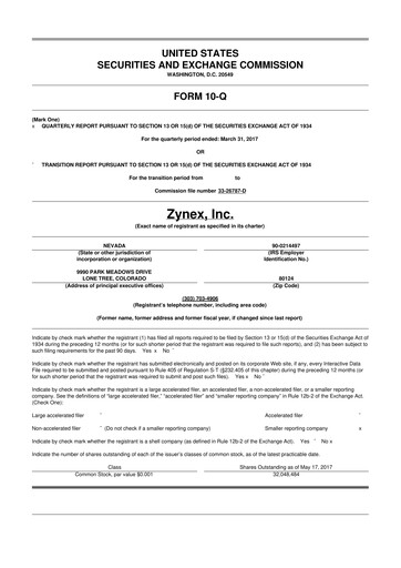 Thumbnail Zynex 10-Q Quarterly Report FY2017 