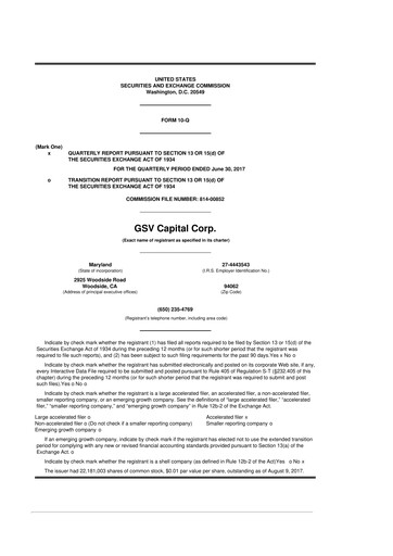 Thumbnail SuRo Capital 10-Q Quarterly Report FY 