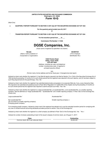 Vorschaubild Envela Corporation 10-Q Quartalsbericht 2017 