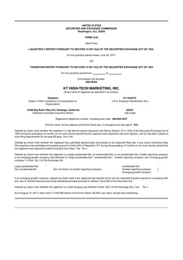 Thumbnail KULR Technology Group 10-Q Quarterly Report FY2017 