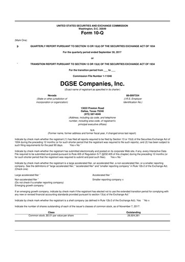 Vorschaubild Envela Corporation 10-Q Quartalsbericht 2017 