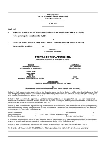 Thumbnail Protalix BioTherapeutics
 10-Q Quarterly Report FY2017 