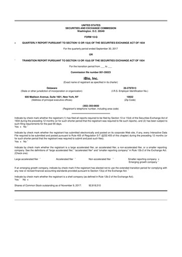 Thumbnail iBio 10-Q Quarterly Report FY2018 