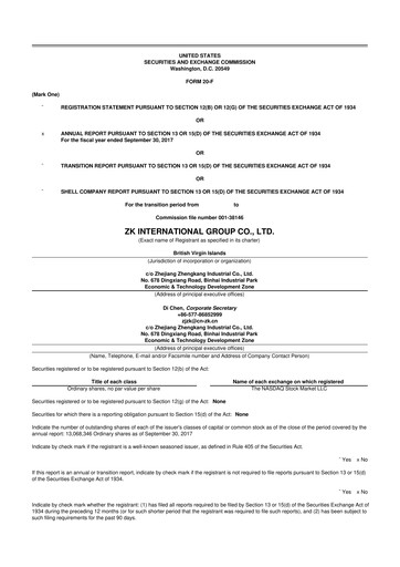 Thumbnail ZK International Group 20-F Annual Report 2017