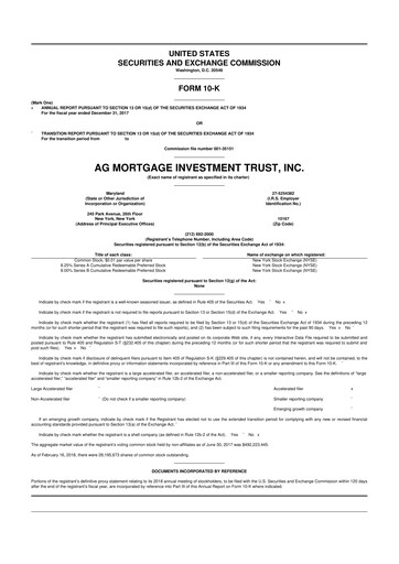 Thumbnail TPG Mortgage Investment Trust 10-K Annual Report 