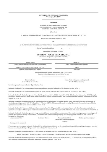 Thumbnail International Seaways 10-K Annual Report 2017