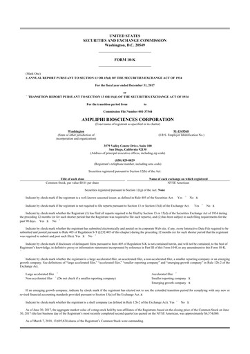 Thumbnail Armata Pharmaceuticals 10-K Annual Report 2017