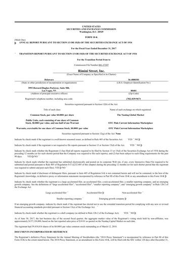 Thumbnail Rimini Street 10-K Annual Report 2017