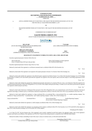 Thumbnail Salem Media Group
 10-K Annual Report 2017