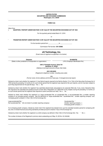 Thumbnail Vislink Technologies
 10-Q Quarterly Report FY2018 