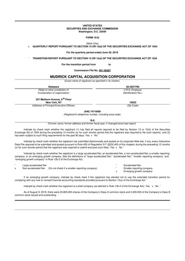 Miniature Hycroft Mining 10-Q Rapport trimestriel  