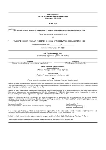 Thumbnail Vislink Technologies
 10-Q Quarterly Report FY2018 